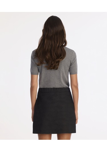 Yargıcı A Form Düşük Bel Etek 25kket4033x 001 Siyah