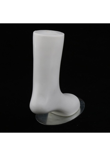 Homyl Çeşitli Ayak Manken Kukla Kalıp Sandal Ayakkabı 115mm Beyaz