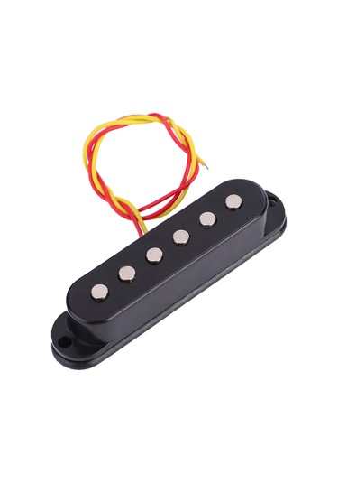 Hfambition St Elektro Gitar Telsiz Mikrofonu Manyetik - Titreşimden Elektrik Sinyali Dönüştürücü, Ses Netliği Ve Sabit Tutma Özelliği, Siyah