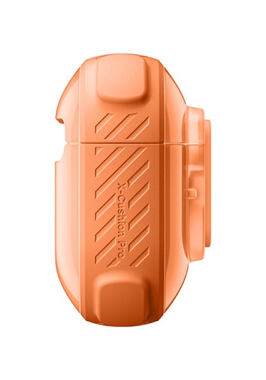 Airpods Pro 3 Uyumlu Amazingthing Kilit Tasarımlı Airbagli Titan Pro Serisi Kapak Turuncu Turuncu