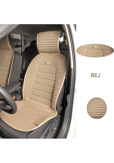 Space Bumerang Minder Oto Minder Renk Bej Ortopedik 2'Li Set
