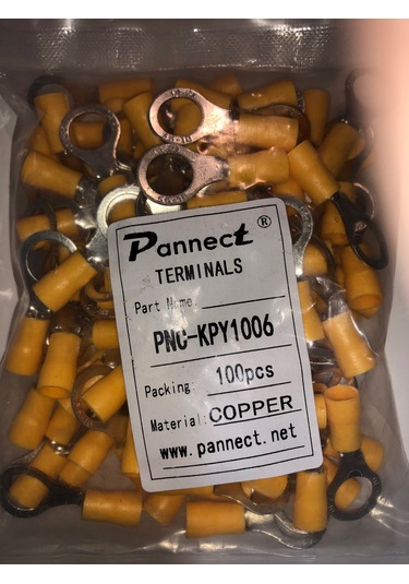 Pannect Yuvarlak Kablo Pabucu 1006 M10 100 Adet