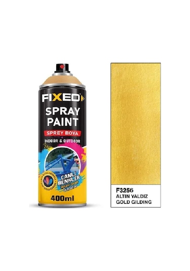 Sgs Sprey Boya Altın Yaldız Efekt 400ml Altın Rengi
