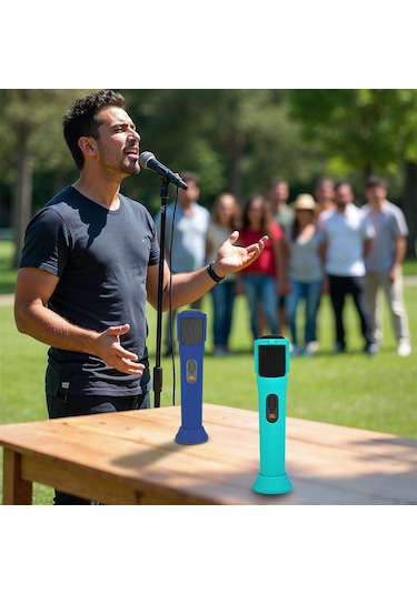 Jbl Partybox Kablosuz Mikrofon Silikon Koruyucu Kapak Mikrofon Kılıfı İçin Siyah