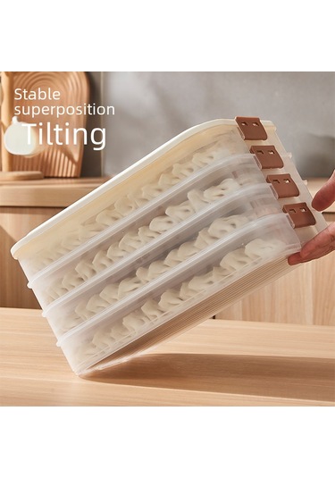 Tenfowee Ev Kullanımlı Çift Katlı Beyaz Mutfak Depolama Kutusu - Yeme İçme Grubu Malzeme İle Dondurma Dostu Manti Ve Gıda Muhafaza Aleti Diğer Tenfowee Ev Kullanımlı Çift Katlı Beyaz Mutfak Depolama Kutusu - Yeme İçme Grubu Malzeme İle Dondurma Dostu Manti Ve Gıda Muhafaza Aleti Diğer