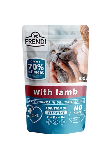 Frendi Kuzulu Kedi Yaş Mama 100 G