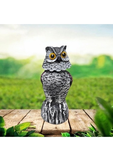 Pazly Suntek Stil-b İçin Dekoratif Baykuş Figürinleri - Balkon Ve Bahçe Süsü