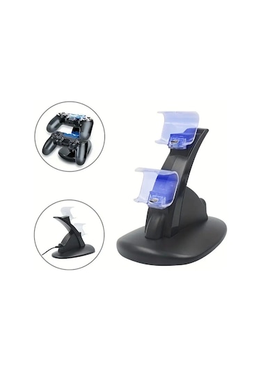 Hepu Tp4-0408b Ps4 Dualshock Kablosuz Oyun Kolu Şarj Standı