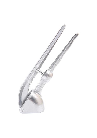 1 Adet Paslanmaz Çelik Sarımsak Presi Mutfak Aksesuarları Pişirme Zencefil Kıyma Makinesi Kırıcı Sıkma Ezici Araçları Gümüş