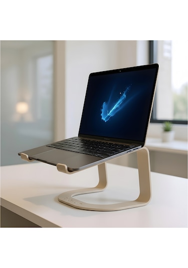 Prexua Lifter Ergonomik Metal Notebook & Laptop Standı - Metal- Gold - Lft4015gl