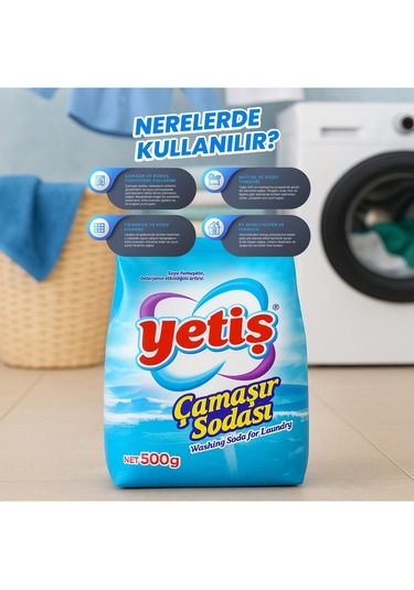 Yetiş Çamaşır Sodası 500 G