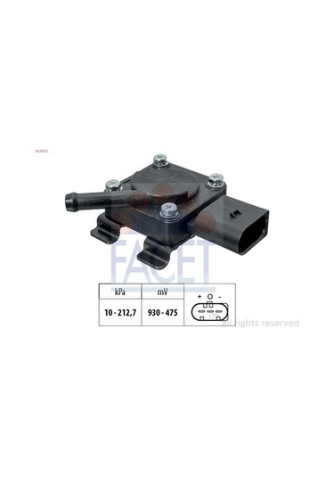 Bmw X6 40d Egzoz Basinc Sensoru 2010-2014 Facet 103312