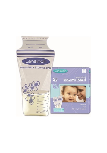 Lansinoh Anne Sütü Saklama Poşeti 25 Adet
