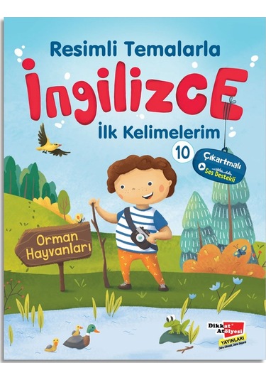Resimli Temalarla Ingilizce Ilk Kelimelerim 10 - Orman Hayvanları (498008379)