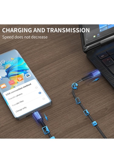 Ahastyle XC01 Tip-c Tip-c 1 M Usb-c Pd Hızlı Şarj Kablosu 100 W