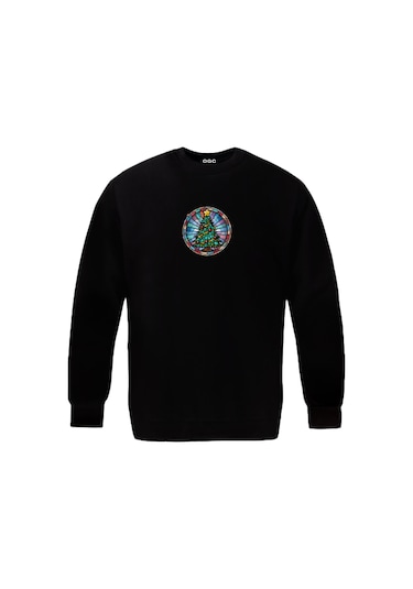 Ogc Yılbaşı Ağacı Unisex Sweatshirt Siyah