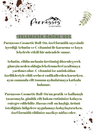 Parnassos Unisex Ter Önleyici Roll-On 50 ML