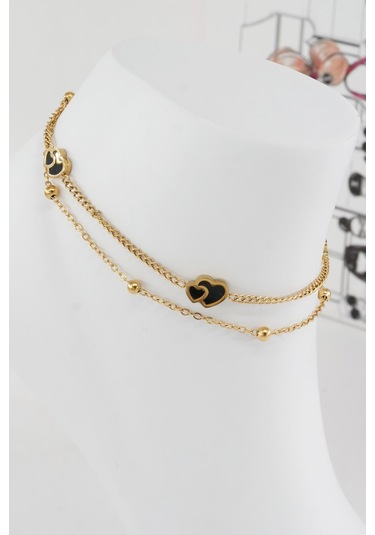 Kadın 316 L Kararmaz Anti Alerjenik Çelik Halhal Zy00016 - Gümüş