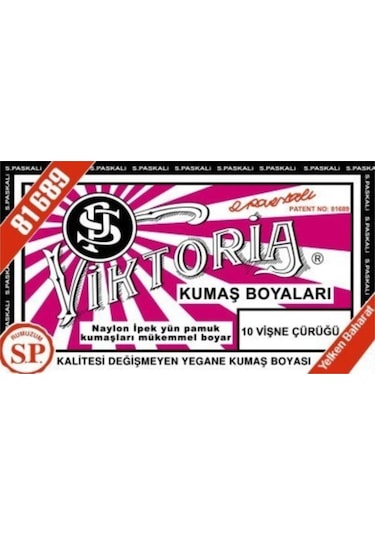 Viktoria Kumaş Boyası - Vişne Çürüğü