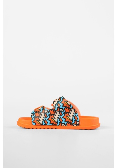 Vicco Gibli Iı Baskılı Erkek Okul Öncesi Orange Terlik Turuncu
