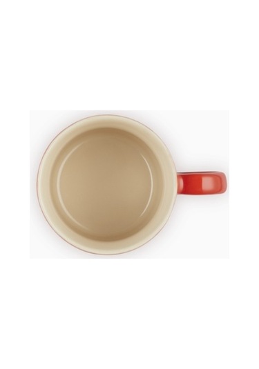 Le Creuset Seramik Cappuccino Kupası Lüks Ve Zarif Kupalar Kırmızı 2