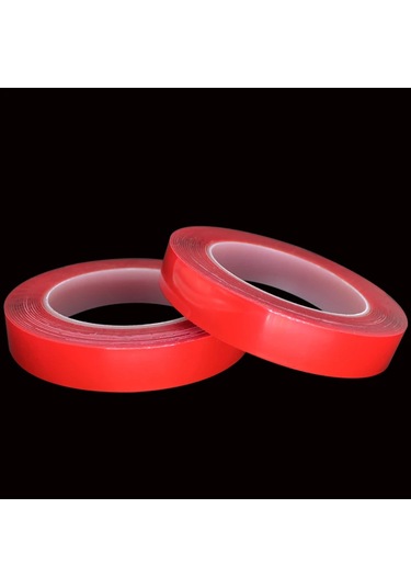 Çift Taraflı Bant Şeffaf 10mm X 5m Oto, Ev, Ofis İçin Kullanım