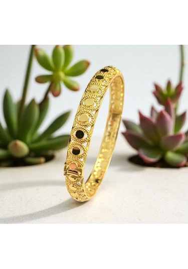 Kadın 22 Ayar Altın Kaplama Kelepçe 0309