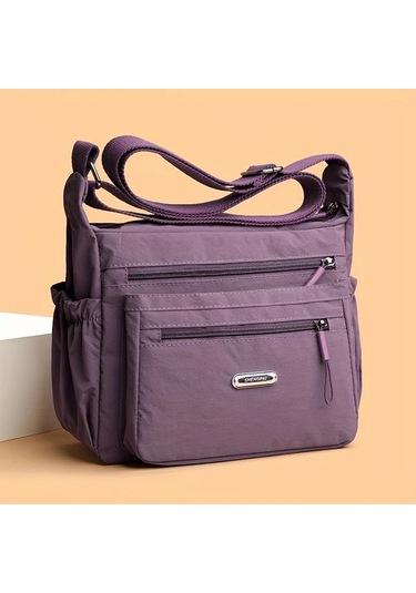 Oldfriend Weiluoda Kadın Sarı Hafif Çapraz Çanta, Ayarlanabilir Askı Ve Çok Bölmeli 331 Sarı