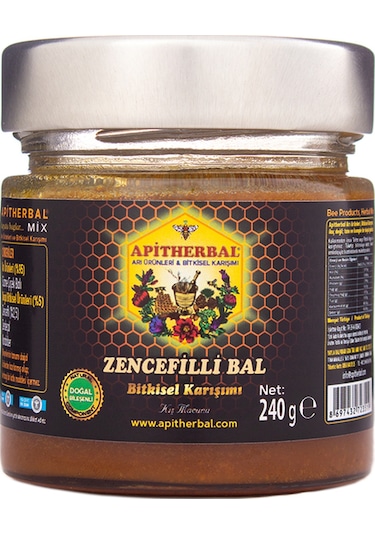 Balpınarı Apitherbal Mix Zencefilli Bal Kış Macunu 240 G