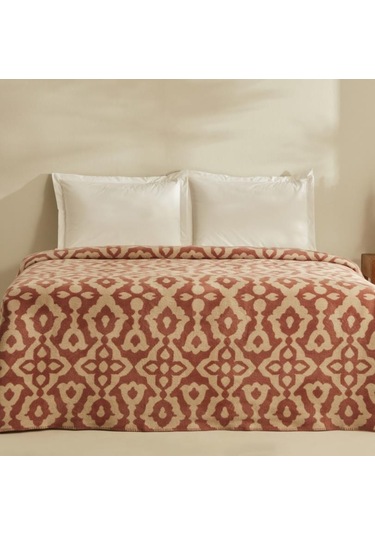 Karaca Home Rina Pembe Çift Kişilik Pamuklu Battaniye Pembe