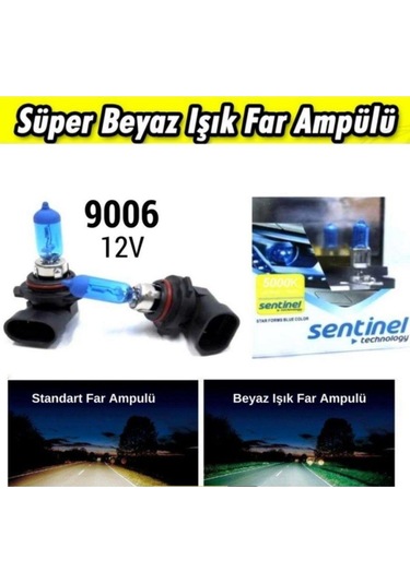 9006 Helojen Beyaz Far Ampülü 2 Adet