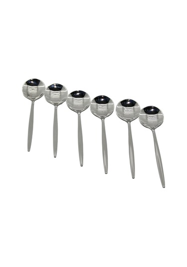 6pcs Metal Yemek Kaşık