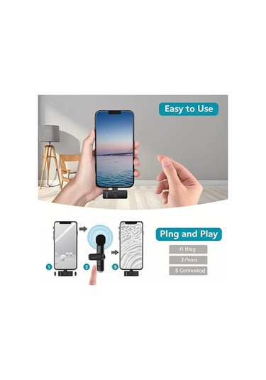 Skycıty Kablosuz Mikrofon, 20 Metre Engelsiz Transfer