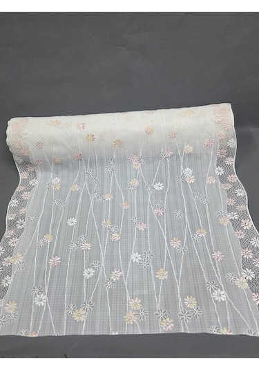 Pvc Küpür Dantel Raf Ve Dolap Örtüsü Runner Kpr1591p Beyaz