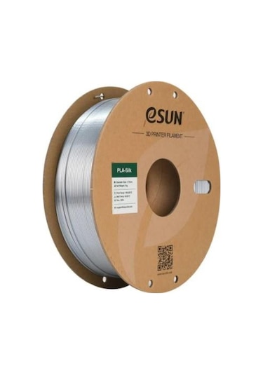 Esun Silk Pla+ Filament Gümüş