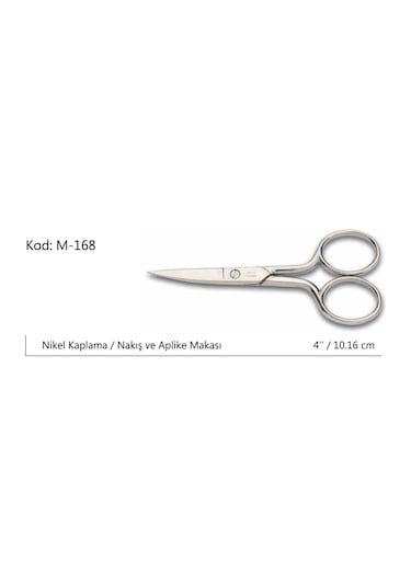 Rose Europe Kalın Nakış Makası Süper Kalite No:4 10,16 Cm