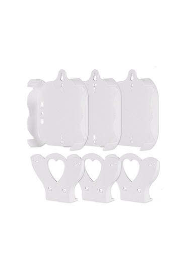 Hombey Eero Wi-fi Sistemi İçin Duvar Tutucu, 3'lü Paket - Signal Gücü Artırır, Çocuk Ve Evcil Hayvanlardan Korur, Kolay Kurulum Beyaz