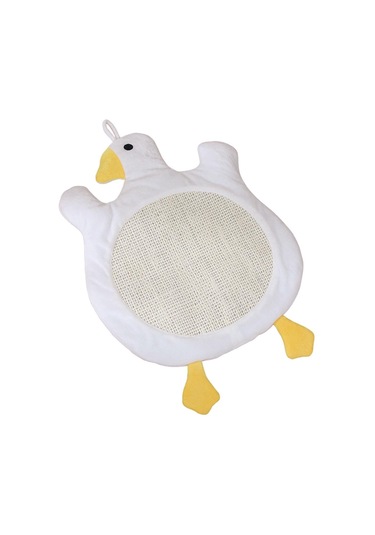 Suntek Kedi Tırmığı Lounge Yatak Tırmık Tahta Pedi Beyaz