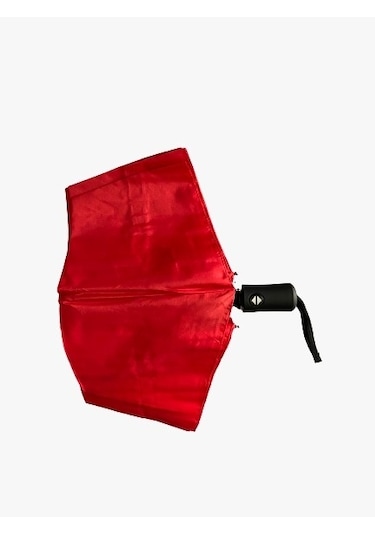 Mars Umbrella Rüzgara Dayanıklı Tam Otomatik Kırmızı Şemsiye Kırmızı