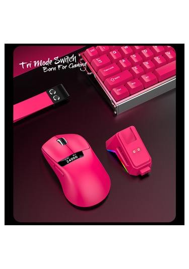 Freewolf A7 Kablosuz Dijtal Ekranlı Oyuncu Mouse 1000 Hz 24000 Dpı Bluetooth Mouse -