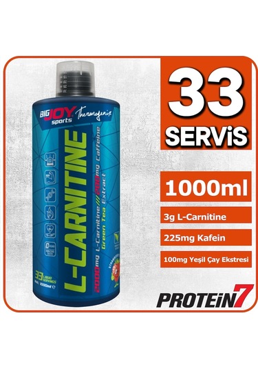Bigjoy Thermo L-Carnitine 1000Ml - Çilek Aromalı (259100435)
