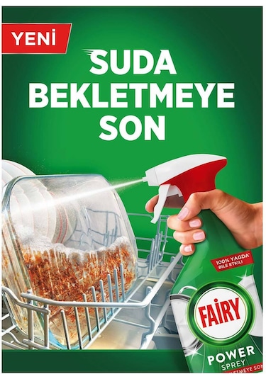 Power Sprey 3 Ü 1 Arada Bulaşık Ve Mutfak Portakal Kokulu 500 Ml