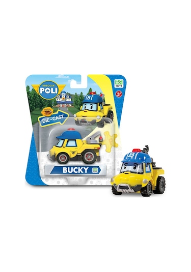 Roı Toys Robocar Poli Metal Araç Karakter Figürler - Bucky 83306 Diğer