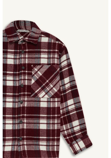 Defacto Bordo Erkek Çocuk Gömlek F1435a8/br169 Bordo