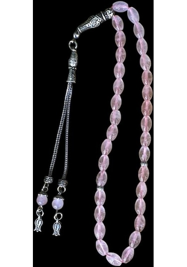 Arpa Kesim Pembe Kuvars Tesbih 641 Rose Quartz