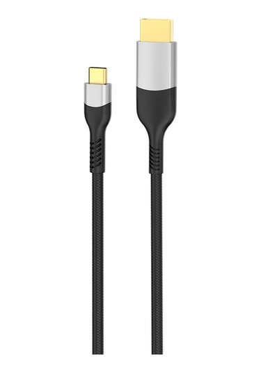 Gri Qg08 8k 60 Hz Görüntü Kalitesi Type-c To Display Port Kablo 3m