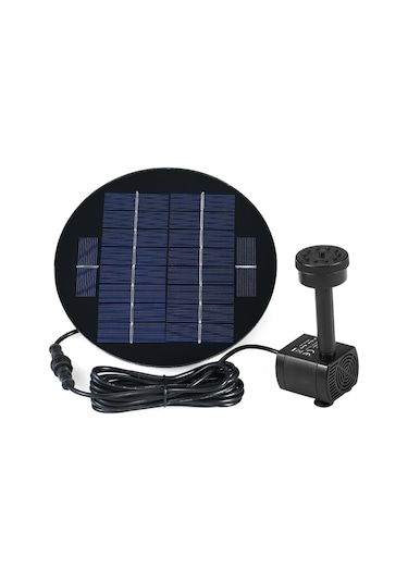 Fosenze Güneş Enerjili Sürekli Akışlı Fontain Pompası - 9v 3w Ip68 Su Geçirmez - Bahçe, Manzaralı Sualtı Peyzajı İçin Mikro Motorlu