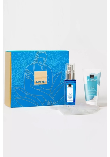 Avon Anew Hyalüronik Asit İçeren Dolgun Görünüm Veren Serum 30 ML + Hyalüronik Asit İçeren Dolgun Görünüm Veren Su Bazlı Krem 50 ML