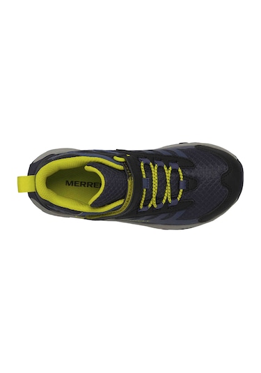 Merrell Unısex Çocuk Outdoor Bot Moab Speed 2 Mid A/c Wtrpf Lacivert Su Geçirmez Lacivert Lacivert