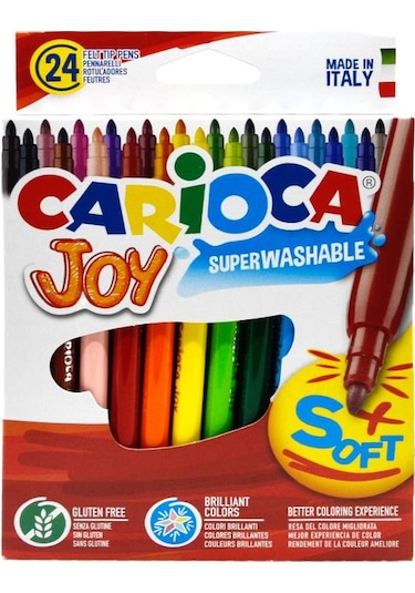 Carioca Joy Keçeli Boya Kalemi 24'lü